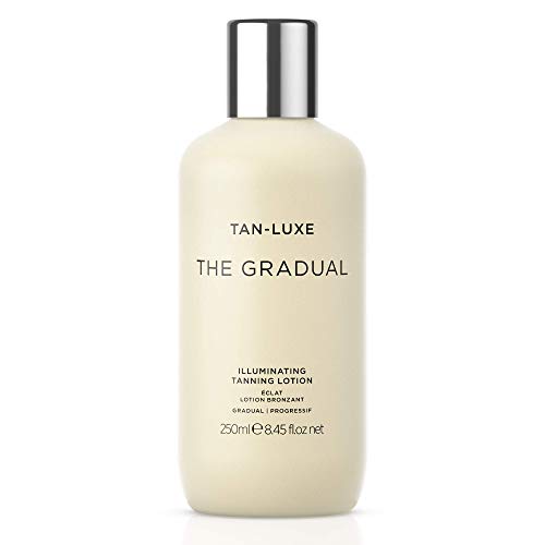 Tan Luxe THE GRADUAL Fake Tan Lotion, (250 ml) Self Tanning Skin Care with Gradual Glow, Cruelty Free & Vegan