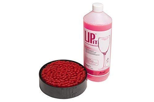 Lipit Lipstick and Grease Remover Kit (Like Quash) - for removal of stubborn glass lipstick marks