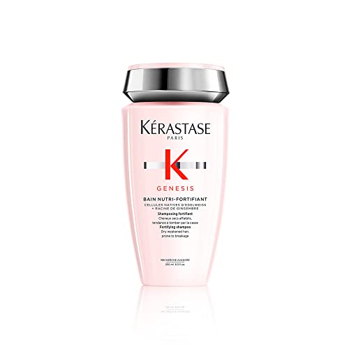 Kérastase Genesis, Nourishing & Fortifying Shampoo, For Weakened hair, With Ginger Root & Edelweiss Flower, Bain Nutri-Fortifiant, 250ml