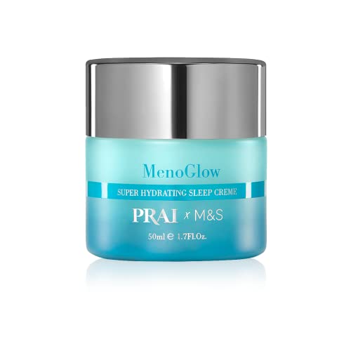 MenoGlow Super Hydrating Sleep Creme, 50 ml - Overnight Moisture for Perimenopause Menopause, Anti-Aging Night Face Cream