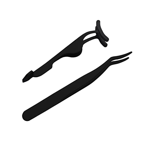 Erised's Bifrost Eyelashes Applicator Tool Eyelash Extension Tweezers Remover Clip Tweezers Nipper,lash Lift (Rose Gold)