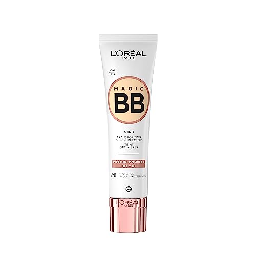 L'Oréal Paris Magic BB Cream with SPF 20, 5-in-1 Skin Tint with Vitamin B5 and Vitamin E, Lightweight Hydrating Formula Adapts to Skin Tone for a