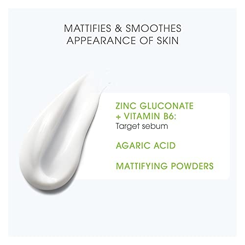 Bioderma Sébium Mat Control - Mattifying Face Cream for Combination to Oily Skin, Controls Shine, Refines Skin Texture & Appearance of Blemishes,