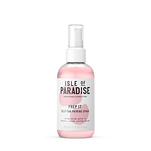 Isle of Paradise Self Tan Water Dark (200 ml) Hydrating Self Tanning Water Natural Ingredients & Vegan