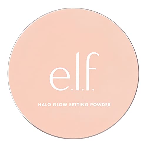 e.l.f., Halo Glow Setting Powder, Silky, Weightless, Blurring, Smooths, Minimizes Pores and Fine Lines, Creates Soft Focus Effect, Light, Semi-Ma
