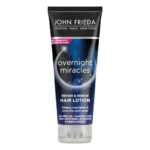 John Frieda Overnight Miracles Repair & Renew Leave-In Lotion Hair Mask 100 ml, Moisturising Hair Treatment for Dry Hair