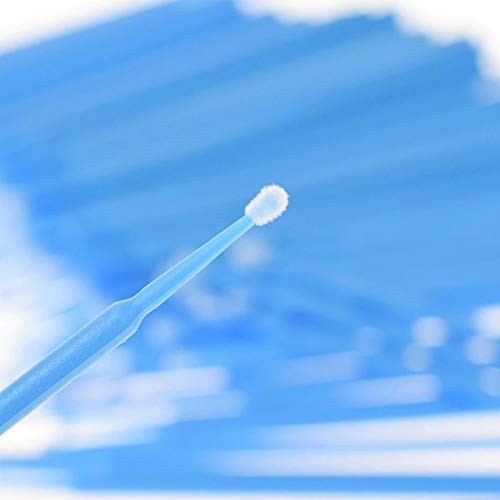 Botanique 200pcs Micro Applicator Brushes, Disposable Eye Extension Brushes, Micro Make Up Mascara Brushes, Oral and Dental, Colour Purple