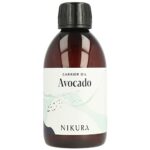 Nikura Avocado Oil Refined - 250ml | For Hair, Skin | 100% Pure | Perfect for Natural Moisturiser & Conditioner, Hair Mask, Body Oil | Vegan & UK