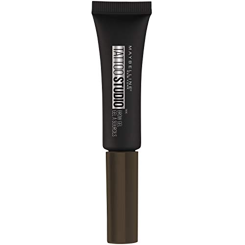 MAYBELLINE - TattooStudio Waterproof Eyebrow Gel, Medium Brown - 0.23 fl. oz. (6.9 ml)