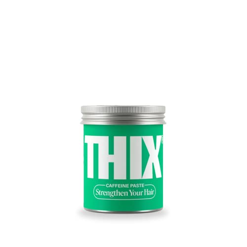 THIX Caffeine Styling Paste - Makes Hair Thicker with Caffeine, Proteins and Vitamins - Mint & Eucalyptus - 100ml