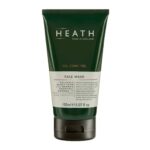 Heath Face Wash for Men - Advanced Exfoliating Cleanser for Daily Use - Black Lava and Activated Charcoal - With Vitamin C and Brazilian Papaya E