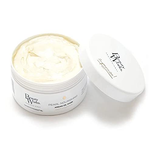 Beauty Works Pearl Nourishing Argan Oil Mask 250ml Milk Protein Deep Conditioning Treatment