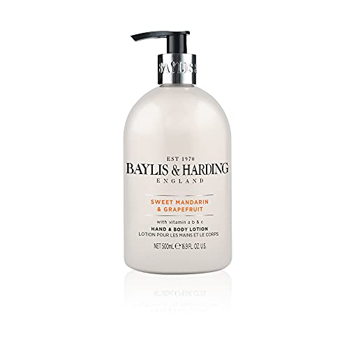 Baylis & Harding Sweet Mandarin & Grapefruit Hand Wash and Lotion Set - Vegan Friendly
