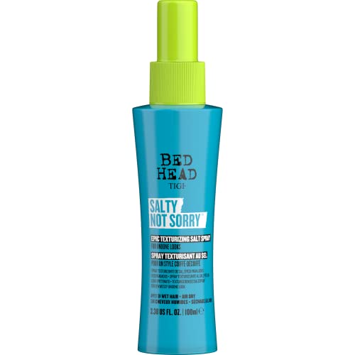 Bed Head by TIGI - Salty Not Sorry Hair Texturising Salt Spray - For Natural Undone Hairstyles - 100 ml