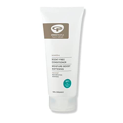 Green People Scent Free Conditioner 200ml | Natural & Organic Sensitive Conditioner | Ultra-Gentle Conditioner for All Hair Types & Sensitive Sca