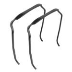 Curly Thick Hair Headband, 2 PCS Plastic Large Headband Hair Bands Invisible Hair Hoop for Men & Women Hair Blending, Unisex Hairstyle Fixing Too