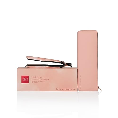 ghd Platinum+ Styler - Professional Smart Hair Straighteners, Wishbone Hinge, Ultra Gloss Plates