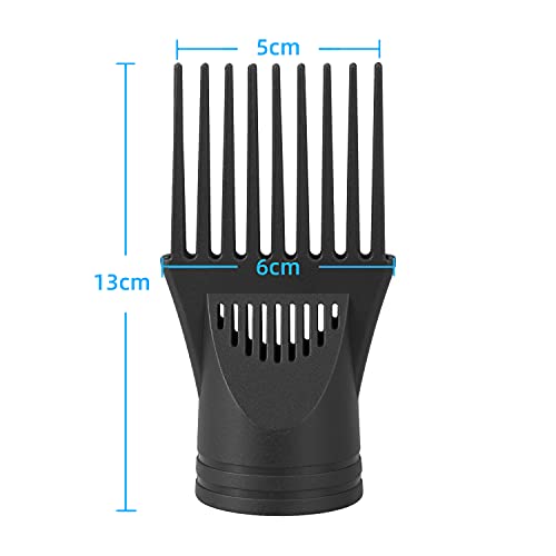 Matory 1 Pack Pick Comb Attachment Hair Dryer Diffuser Wind Blow Cover Comb Attachment Nozzle for Hair Salon Home