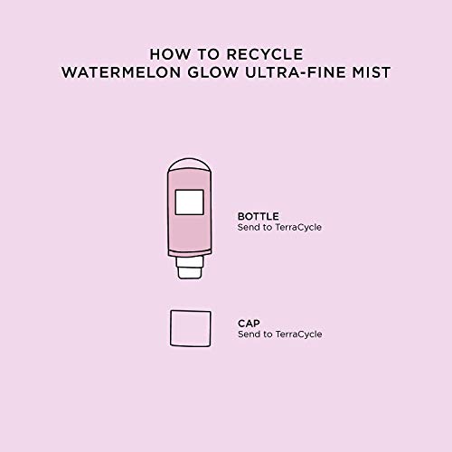 Glow Recipe Watermelon Glow Ultra-Fine Face Mist - Hyaluronic Acid Spray Moisturiser for Fresh, Glowing Skin - Hydrating Face Mist with Hibiscus