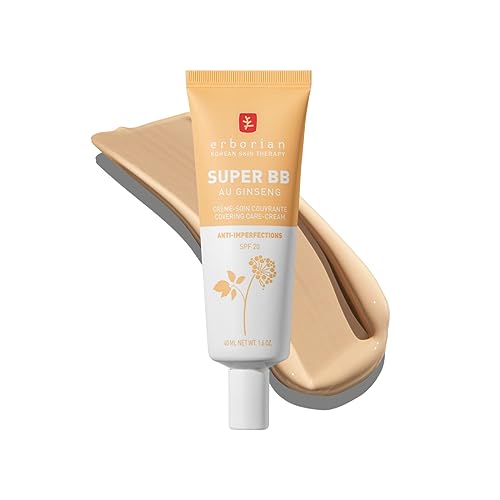 Erborian - Super BB Cream with Ginseng - Full coverage BB cream for acne prone skin - Erborian Korean Skincare