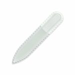 Mont Bleu Small Premium Crystal Nail File - Genuine Czech Tempered Glass - Handmade in Czech Republic - Best Glass Nail File for Natural Nails