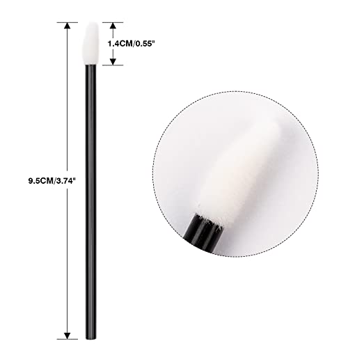 G2PLUS 200 PCS Disposable Lip Gloss Brush - Lipstick Concealer Brushes - Lip Applicator Wands Perfect for Lips, Eyes and Makeup Application