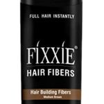 FIXXIE Hair Fibres MEDIUM BROWN for Thinning Hair 27.5g Bottle, Hair Fibre Concealer for Hair Loss for Men and Women, Naturally Thicker Looking H