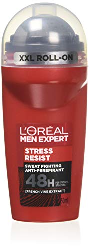 L'Oréal Paris Men Expert Stress Resist Deodorant for Men, 50 ml, Pack of 6, Bulk Buy