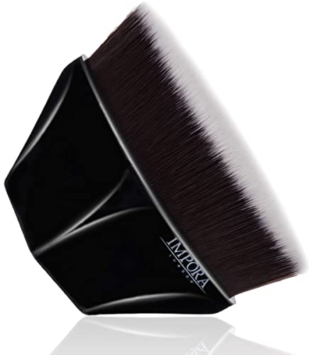 Flawless Foundation Makeup Brush by Impora London. Perfect for Liquid, Powder, Cream, Bronzer, Blush. Include Protective Case, Perfect for Traval