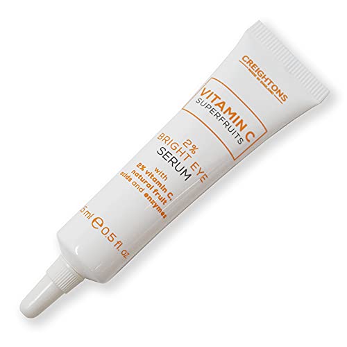 Creightons Vitamin C Superfruits 2% Bright Eye Serum (15 ml) - A Lightweight Moisturiser with 2% Vitamin C, Natural Fruit Acids and Enzymes to Re