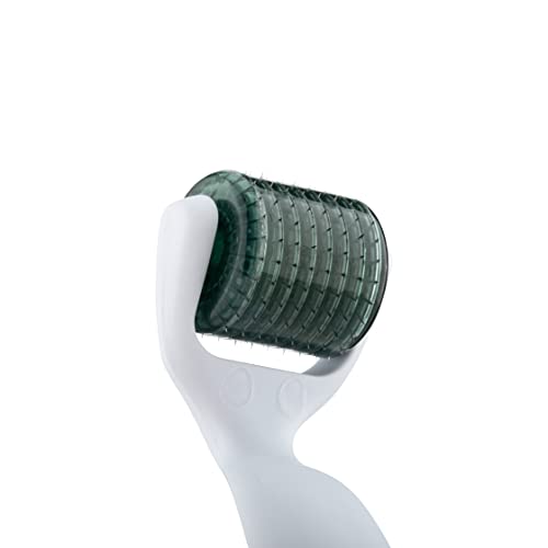 Regrowz Derma Roller for Hair Growth 0.5mm - 192 Titanium Needles - Microneedling Scalp Roller for Men & Women - Stimulates & Boost Thicker and H