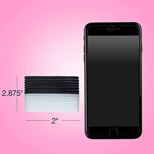 Scunci No-slip Grip Evolution Jelly Ponytailers, 14 Count, Colors May Vary