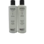 Nioxin System 1 Cleanser & Scalp Therapy Revitaliser - Shampoo 300ml & Conditioner 300ml