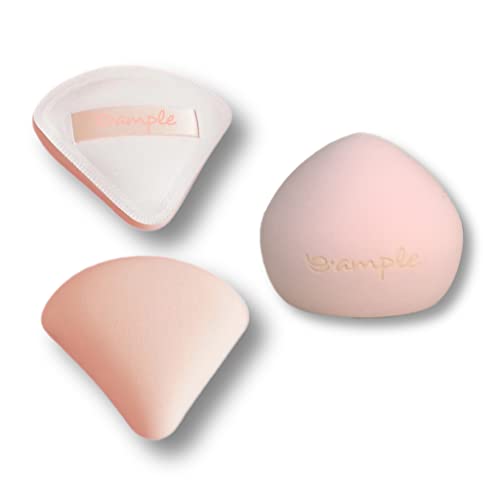 Marshmallow Beauty Blender & Air Cushion Set, Latex Free Vegan Friendly Makeup Beauty Blenders, Flawless Makeup Powder, Cream, Liquid Foundation