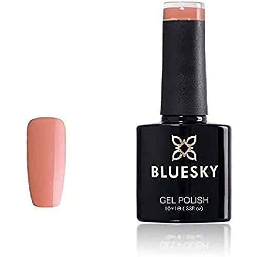 Bluesky Gel Nail Polish, Winter Glow 80611, Blush, Pale, Pink, Long Lasting, Chip Resistant, 10 ml (Requires Drying Under UV LED Lamp)