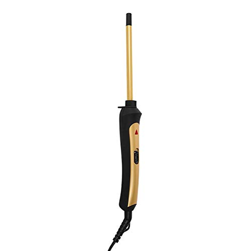 Bauer 38860 Tourma Pro Styler Curling Wand / Produces Professional Looking Curls For All Hair Types / Ultra Slim 9mm Barrel / 200° Heat / 360° Sw