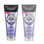 Shimmering Silver Shampoo (250ml) and Shimmering Silver Conditioner (250ml) by John Frieda for Dull Grey Hair
