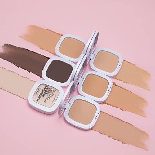 Collection Cosmetics, Lasting Perfection Buildable Powder Foundation, Medium Coverage, Lightweight Feel, Matte Finish, Beige, 7.5g
