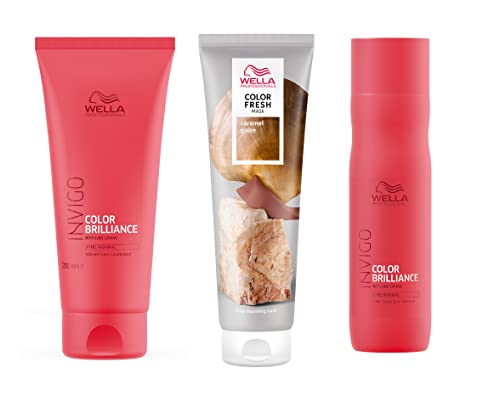 Wella Professionals Color Fresh Mask, Temporary Colour Refresh Treatment, Semi-Permanent Hair Dye, Hair Gloss Treatment for Brown Hair