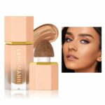 Liquid Contour Stick -Built-in Sponge Tip Sculpted Complexion Wand Cream Face Concealer Contour Waterproof Long Lasting Natural Bronzer Smooth Sh