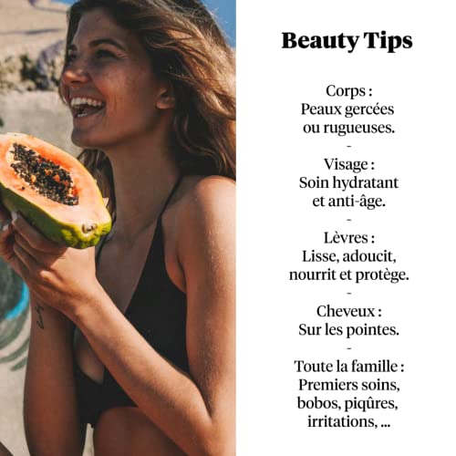 SeventyOne Percent | Second Skin | Oil Care Balm | Multi-Purpose Body-Face-Hair | Moisturize & Repair | Fermented Papaya & Beeswax | 100% Natural