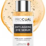 NEW Anti-ageing Eye Serum 30ml by Procoal - Eye Cream Anti Aging, Puffiness, Under Eye Circles & Wrinkles with Marine Algae, Caffeine & Green Tea