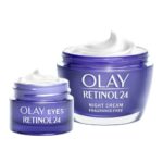 Olay Retinol 24 Skin Care Sets & Kits: Night Cream, 50 ml + Eye Cream, 15 ml With Retinol Complex and Vitamin B3, Firming Anti-Ageing Cream & Ser