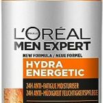 L'Oreal Men Expert Anti-Fatigue Moisturiser, Hydra Energetic Men's Moisturiser With Vitamin C*, Helps Fight Of Appearance of Dark Circles And Int