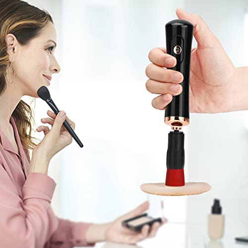 Electric Nail Lacquer Shaker, Glue Shaker for Eyelash Extensions with Base, Electric Shaker Time Saving Handsfree Tool with 2 Connectors and 8 Si