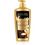 Eveline Cosmetics Luxury Expert Black & White Vanilla Luxurious Body Moisturiser for Women | 350 ML | Body Lotion for Dry and Sensitive Skin | Lo