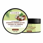 Intense Tanning Butter | Evenly Bronzed Skin Coconut Oil Tanning Butter - 3.53oz Tanning Accelerator for Men and Women, Darkening Cream for Outdo