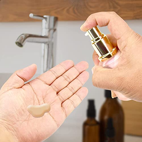 Foundation Pump Fit for Estee Lauder Double Wear MakeUp Foundation Bottles Control Cosmetic Liquid Quantity Instead of Wasting (Transparent)