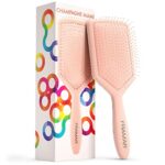 Framar Paddle Brush for Thick Hair – Hairbrushes for Women, Detangle Hair Brush Women, Curly Hair Brush Detangler, Brush for Curly Hair, Detangle