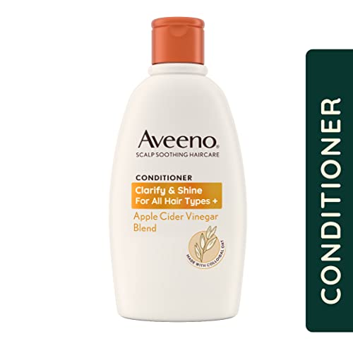 Aveeno Clarify and Shine Apple Cider Vinegar Scalp Soothing Conditioner for all Hair Types 300ml